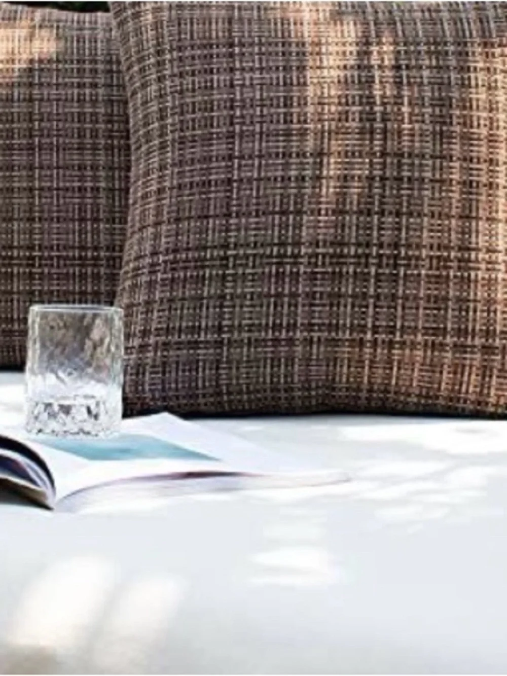 Brown Woven Throw Pillow Cover - Home Accents